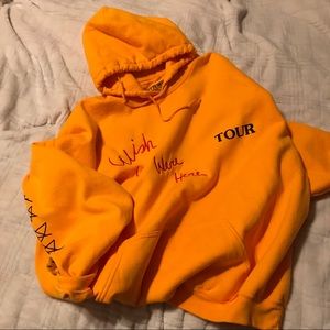 astroworld merch yellow hoodie